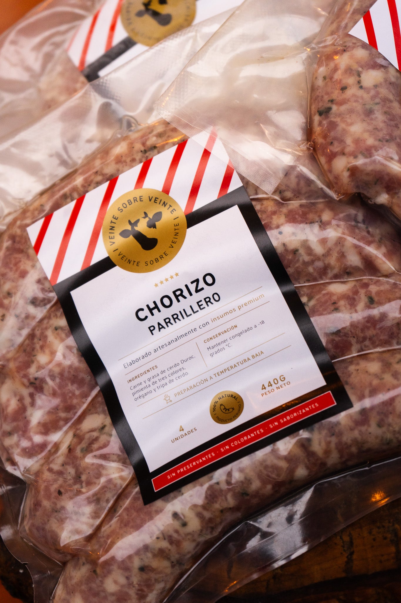 Chorizo Parrillero - Paquete 4 unidades