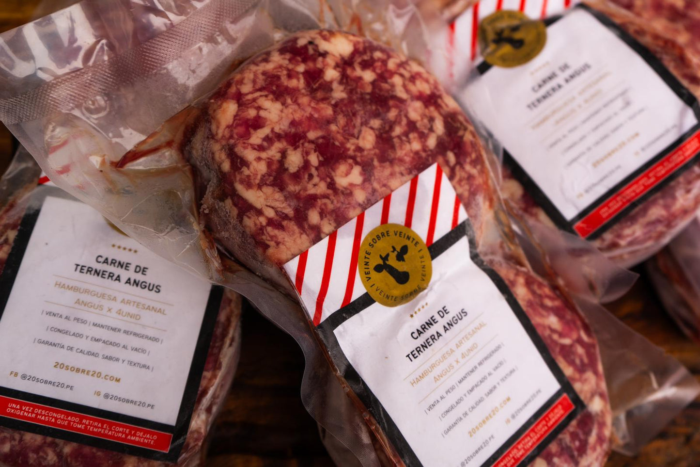 Hamburguesas - Paquete de 4 unidades