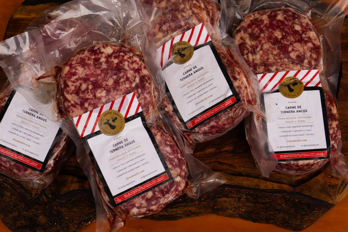 Hamburguesas - Paquete de 4 unidades